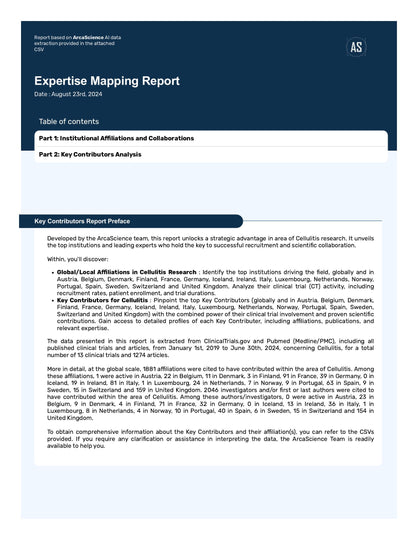 Expert mapping Study for CELLULITIS