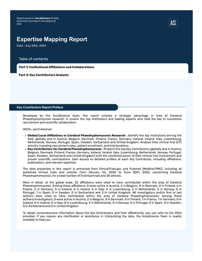 Expert mapping Study for CEREBRAL PHAEOHYPHOMYCOSIS